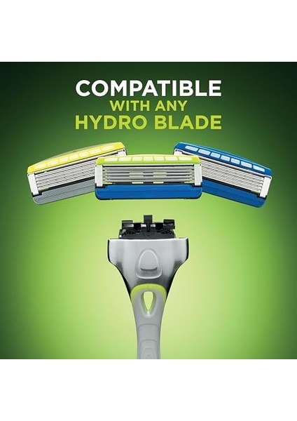 Wılkınson Sword - Hydro 5 Erkek Tıraş Makinesi | Aloe Vera Tahrişi Azaltmak Için | Hassas Nemlendirici Jel ve Düzeltici | Tıraş Makinesi + 3 Yedek Bıçak