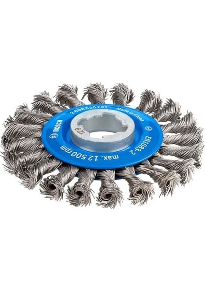 Professional Disk Fırçası, Örgülü Tel Ağır (Metal Için, X- Ø 115 Mm, Tel Kalınlığı 0,5 Mm) modelleri