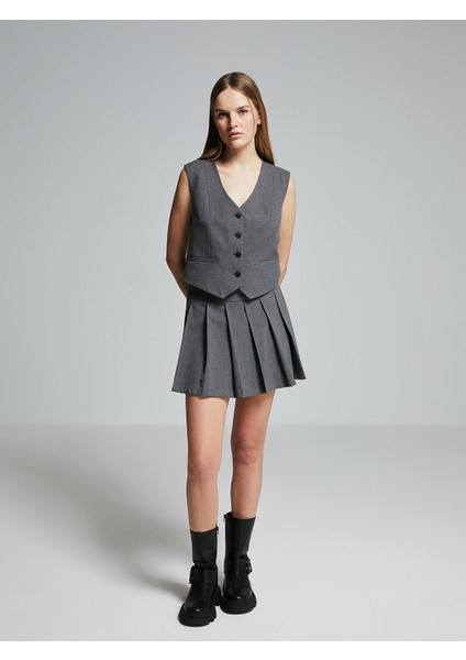 Yeni Sezon V Yaka Kadın Klasik Yelek fiyatları