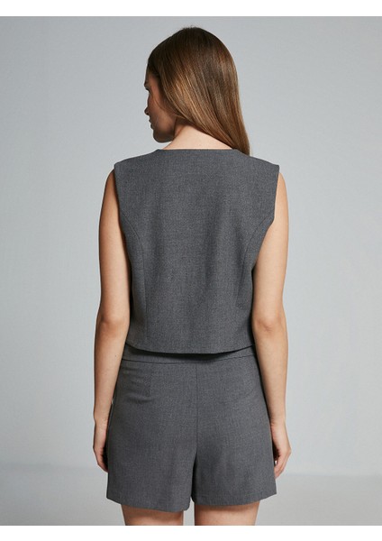 Yeni Sezon V Yaka Kadın Klasik Yelek fırsatları