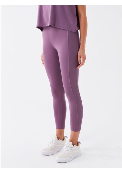 Yeni Sezon Beli Lastikli Düz Interlok Kadın Spor Tayt indirimleri