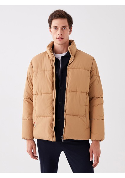 Yeni Sezon Rahat Kalıp Dik Yaka Erkek Şişme Mont fiyatları