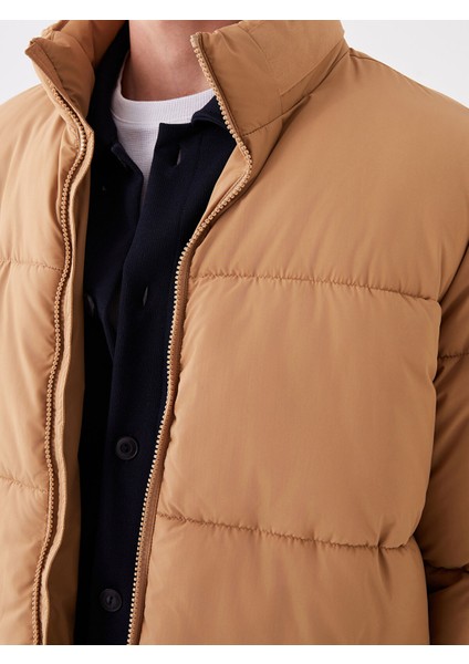 Yeni Sezon Rahat Kalıp Dik Yaka Erkek Şişme Mont fırsatları