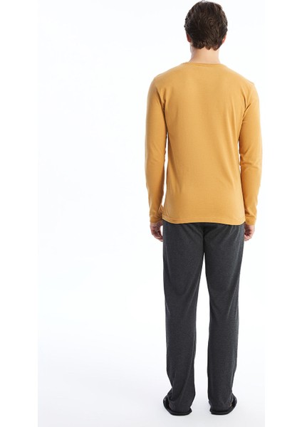 Yeni Sezon Standart Kalıp Erkek Pijama Takımı fırsatları