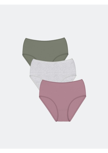 Yeni Sezon Düz Klasik Külot 3'lü Paket