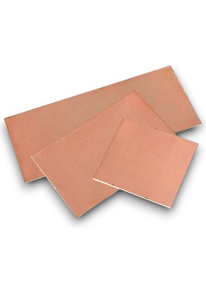 3 Çeşit Çift Taraflı Bakır Plaket Seti Fr2 - 80X87X2MM - 140X87X2MM - 200X87X2MM modelleri