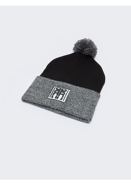 Yeni Sezon Etiket Baskılı Kadın Triko Bere fiyatları