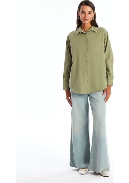 Yeni Sezon Oversize Poplin Kadın Gömlek fiyatları
