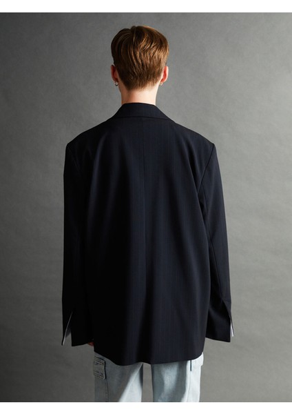 Yeni Sezon Çizgili Oversize Kadın Blazer Ceket indirimleri