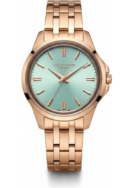 Kadın Kol Saati Altın Renk, Mavi Kadran - Şık Metal Kordon, 2 Yıl Garantili