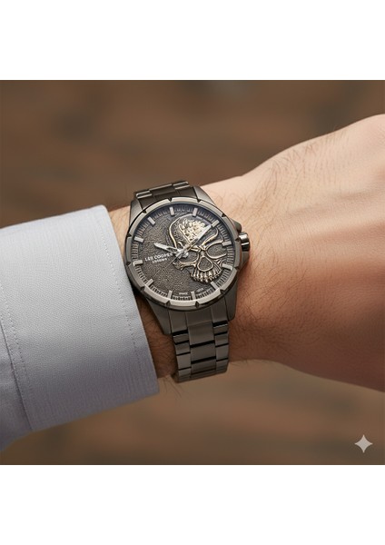 Erkek Kol Saati Antrasit Renk, Antrasit Kadran - Şık Metal Kordon, 2 Yıl Garantili modelleri