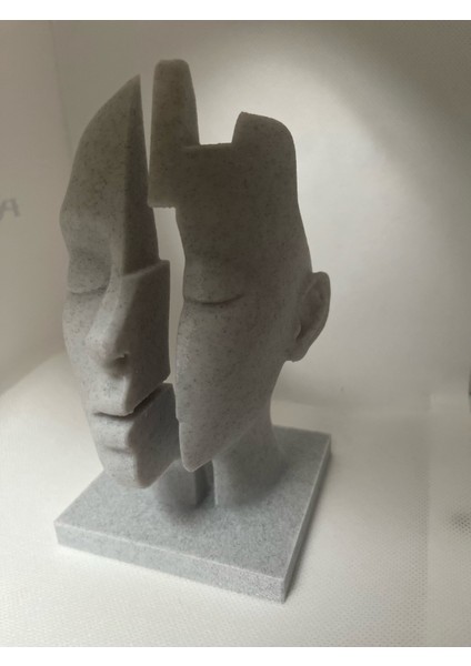 Mindgap Abstract Face – Modern Soyut Yüz Heykeli fırsatları