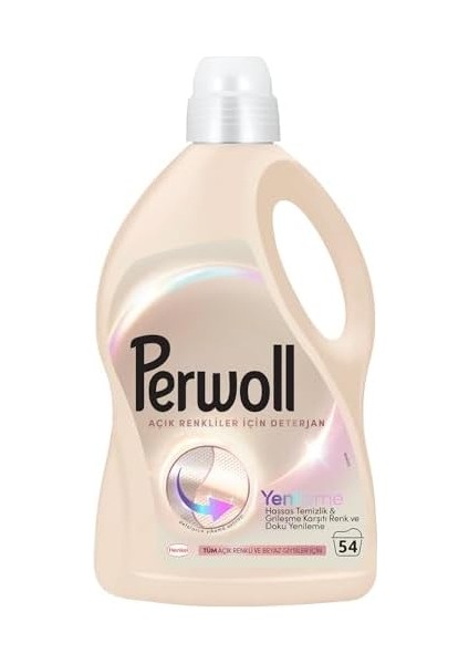 Perwoll Açık Renkliler Sıvı Çamaşır Detarjanı 2.97 Litre, 3l, 54 Yıkama