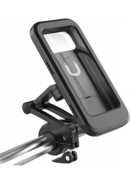 Gidon Bağlantılı Su Geçirmez Mıknatıslı Motorsiklet Telefon Tutucu