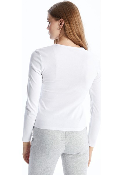 Yeni Sezon Bisiklet Yaka Düz Uzun Kollu Kadın Body fırsatları