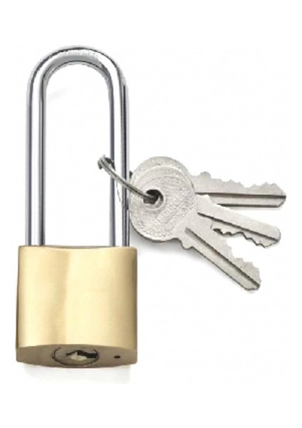 Sarı Uzun Asma Kilit 38 mm