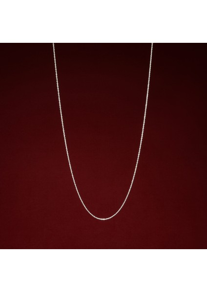 30 Mikron Halat Gümüş Zincir