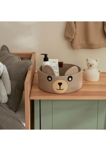 Bebek Çocuk Odası Düzenleyici Saklama Kutusu Oyuncak Sepeti Teddy