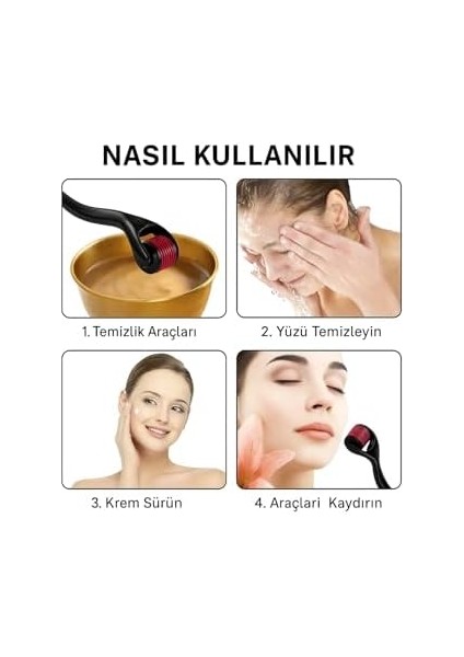 Suwors Derma Roller – 0.5 mm Titanyum Iğneli Cilt Bakım Aleti, Gözenek Sıkılaştırıcı, Kırışıklık ve Leke Karşıtı, Kolay Temizlenebilir Mikro Iğne Masaj Aleti fiyatları