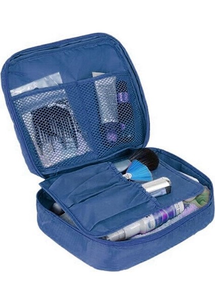 Ecoform Su Geçirmez Organizer Seyahat Kozmetik Makyaj Çantası Lacivert fiyatları