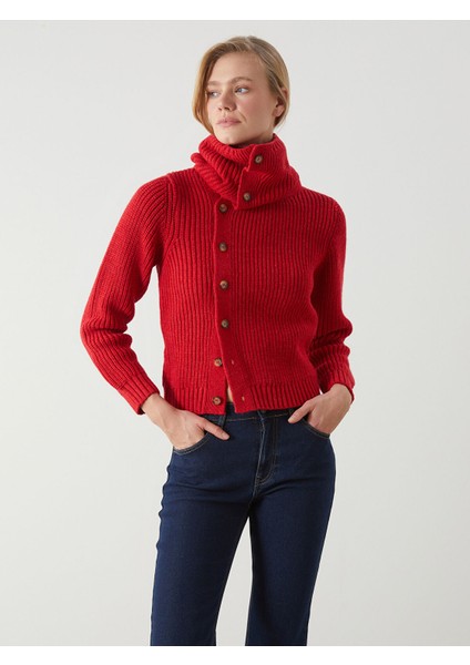 Yeni Sezon Dökümlü Yaka Kadın Triko Kazak