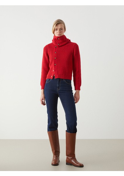 Yeni Sezon Dökümlü Yaka Kadın Triko Kazak fiyatları