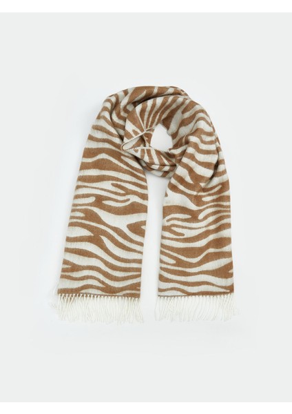Yeni Sezon Zebra Desenli Kadın Şal
