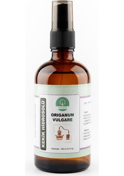 Unicuslife % 100 Saf Kekik Hidrosolü (Kekik Suyu) 100 ml