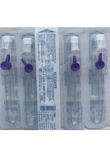 Intraket (Branül) Anjiyokat I.v Kanül Mor (26 G) 1 Kutu 100'LÜ Paket fiyatları