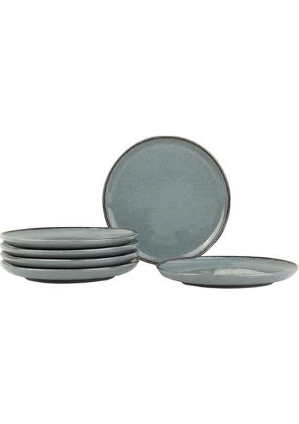 6 Parça 15CM Pasta Tabağı Mavı fiyatları