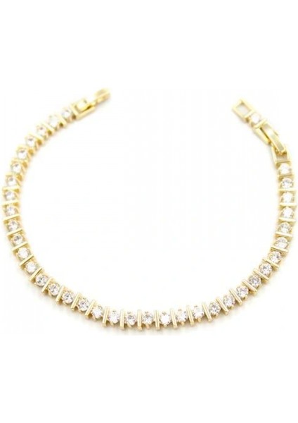 Ieg Taşlı Bileklik - Altın