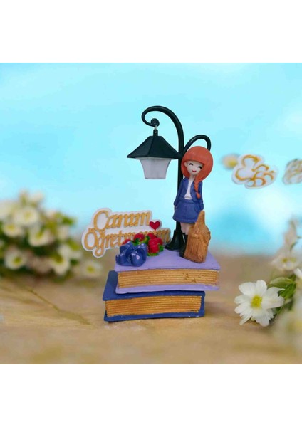 Isme Özel Lambalı Öğretmenler Günü Masa Objesi – Aydınlatmalı Hediyelik Dekor modelleri