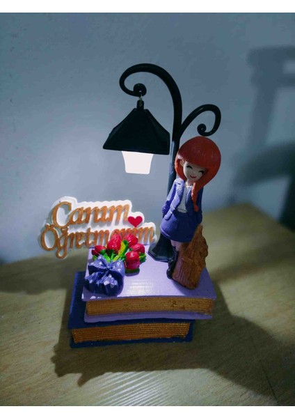 Isme Özel Lambalı Öğretmenler Günü Masa Objesi – Aydınlatmalı Hediyelik Dekor fırsatları