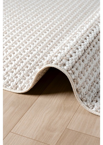Beyaz Bej Yumuşak Dokulu Halı Kilim Salon Mutfak Koridor Yolluk Dokuma Makine Halısı 006 fiyatları
