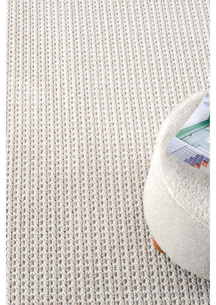 Beyaz Bej Yumuşak Dokulu Halı Kilim Salon Mutfak Koridor Yolluk Dokuma Makine Halısı 006 fırsatları