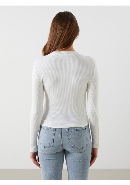 Yeni Sezon Bisiklet Yaka Dokulu Kadın Body fırsatları