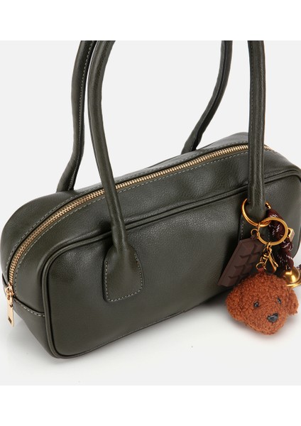 03CAH316890A880 KADIN Haki Charm Detaylı Omuz Çantası indirimleri