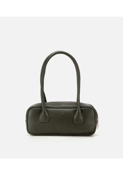 03CAH316890A880 KADIN Haki Charm Detaylı Omuz Çantası