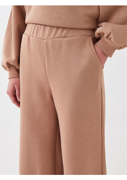 Yeni Sezon Beli Lastikli Düz Cep Detaylı Kadın Pijama Alt modelleri