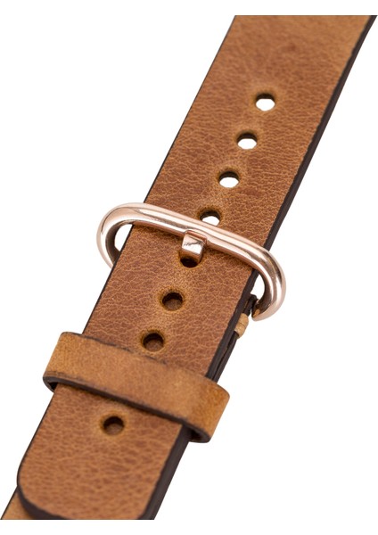 Apple Watch Uyumlu Deri Kordon 38-40-41MM Roma G19 Taba fırsatları