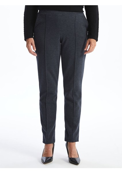 Yeni Sezon Beli Lastikli Desenli Kadın Pantolon modelleri