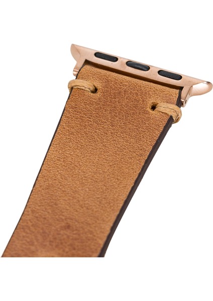 Apple Watch Uyumlu Deri Kordon 38-40-41MM Roma G19 Taba indirimleri