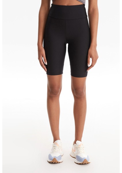 Yeni Sezon Düz Beli Lastikli Kadın Biker Şort Tayt fırsatları