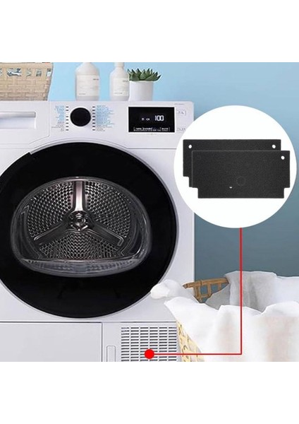Çamaşır Kurutma Makinesi Sünger Filtre 2'li Bosch WQA24201TR, WQG25201TR ile Uyumlu modelleri