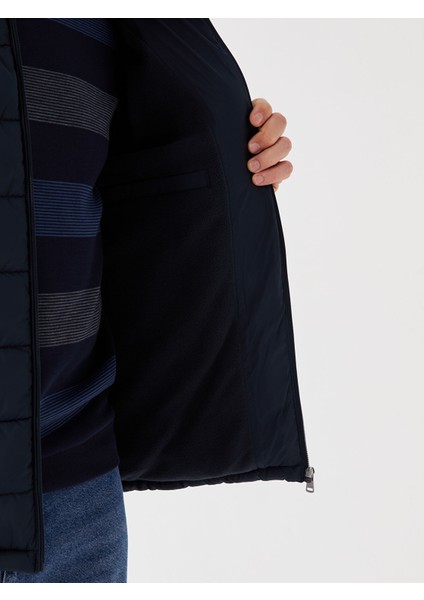 Yeni Sezon Standart Kalıp Kapüşonlu Erkek Şişme Mont indirimleri