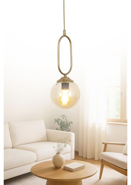 Pelo Tekli Eskitme Sarkıt Avize Bal Camlı Mutfak Koridor Hol Avize