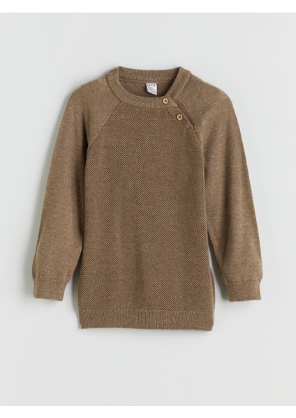 Yeni Sezon Reglan Kollu Erkek Çocuk Triko Kazak