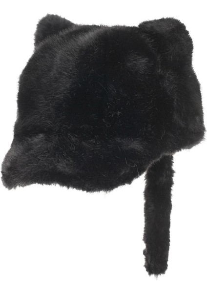 Suyutti K24440-06-001 Bayan Kürklü Siperli Şapka