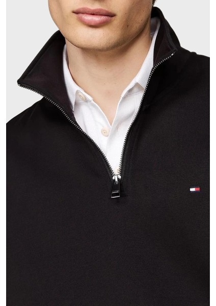 Pamuklu Regular Fit Fermuarlı Dik Yaka Kazak Erkek Kazak MW0MW36510 Bds modelleri