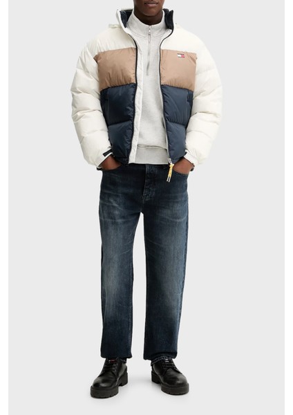 Regular Fit Logolu Dik Yaka Kapüşonlu Mont Erkek Mont DM0DM22117 Ybl fiyatları